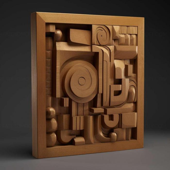 نموذج ثلاثي الأبعاد لآلة CNC 3D Art 